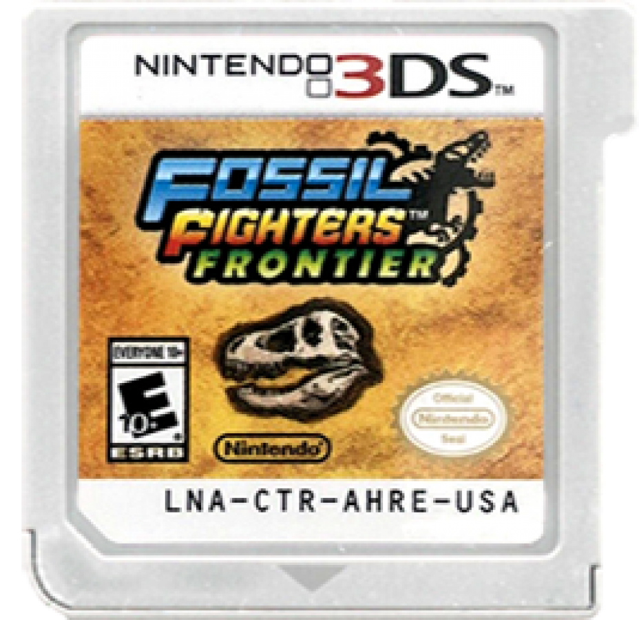 Fossil Fighters: Frontier cartridge for Nintendo 3DS (3DS) role-playing video game