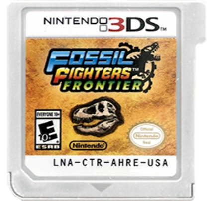 Fossil Fighters: Frontier cartridge for Nintendo 3DS (3DS) role-playing video game