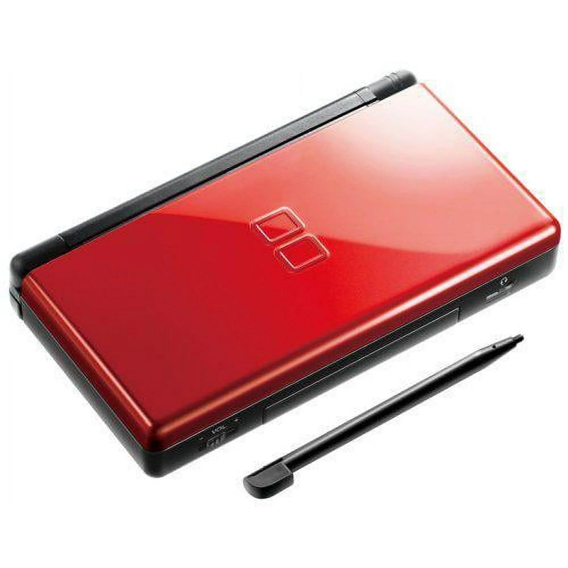 Nintendo DS Lite crimson and black scratch and scuff handheld console Nintendo DS