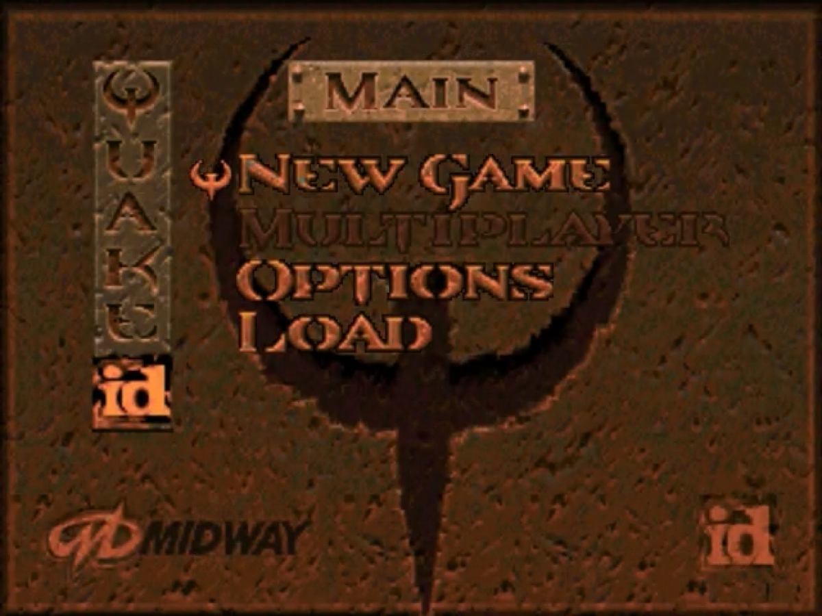 Quake Title Screen for Nintendo 64 (N64) video game