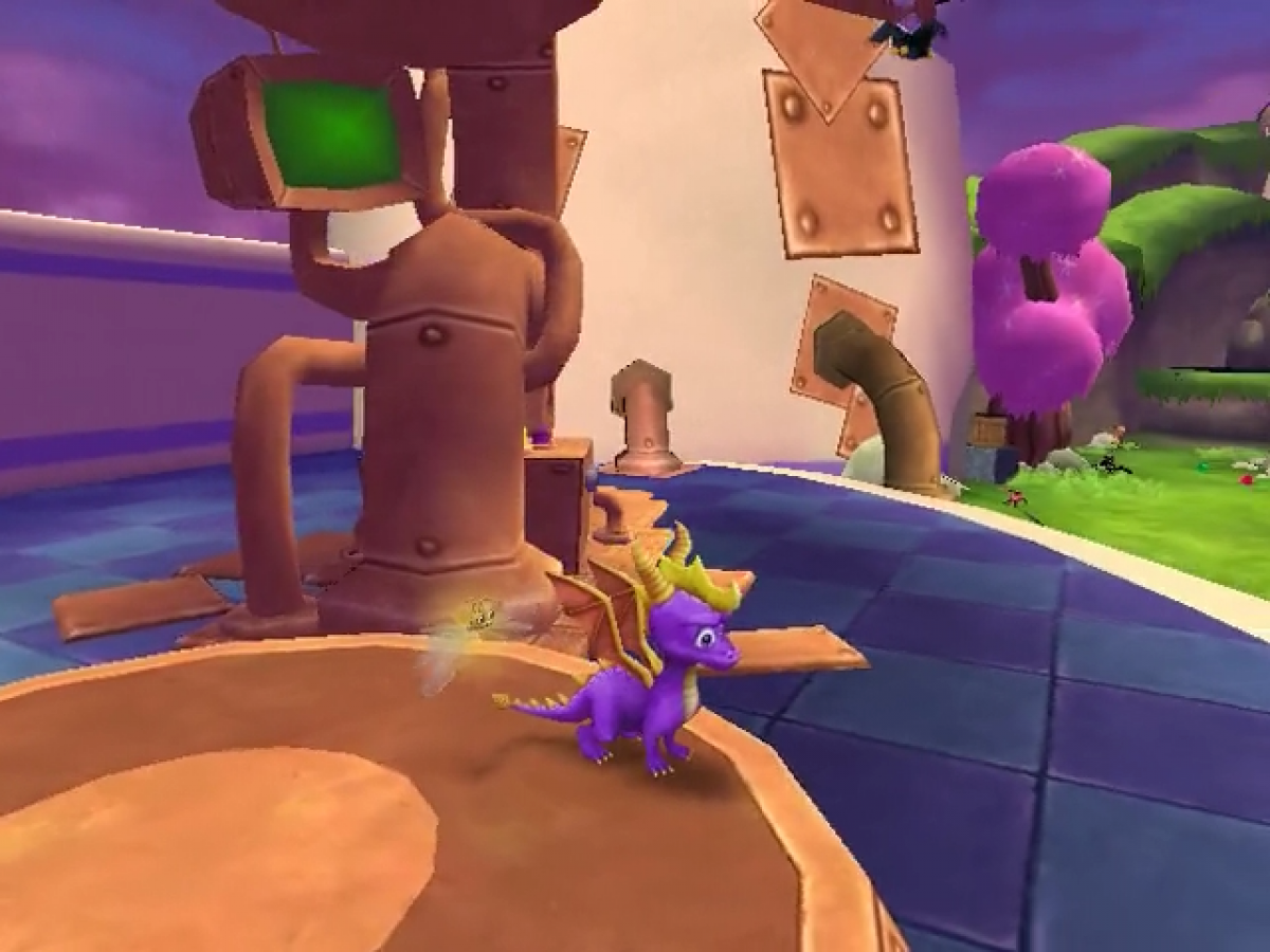 Spyro A Hero's Tail gameplay for Nintendo GameCube (GBC) video game 