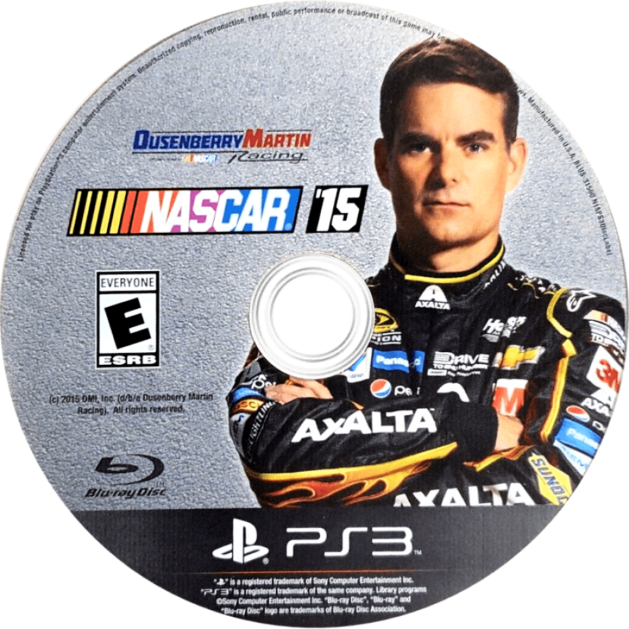 NASCAR 15 disc for PlayStation 3 PS3 video game