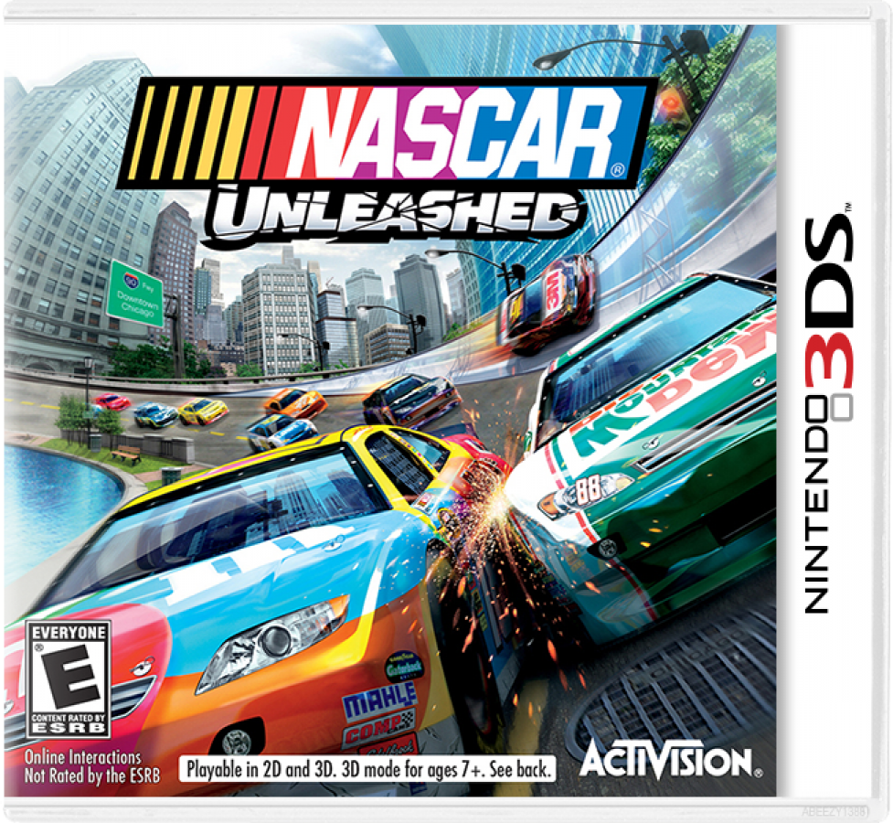 NASCAR Unleashed cover art for Nintendo 3DS (3DS) video game