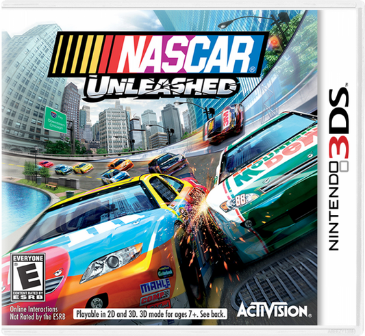 NASCAR Unleashed cover art for Nintendo 3DS (3DS) video game