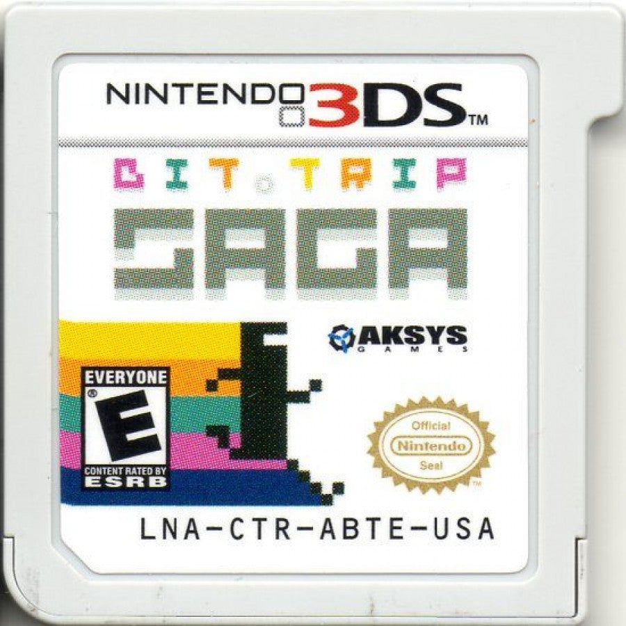 Bit.Trip Saga cartridge for Nintendo 3DS (3DS) rhythm action video game