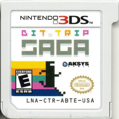 Bit.Trip Saga cartridge for Nintendo 3DS (3DS) rhythm action video game