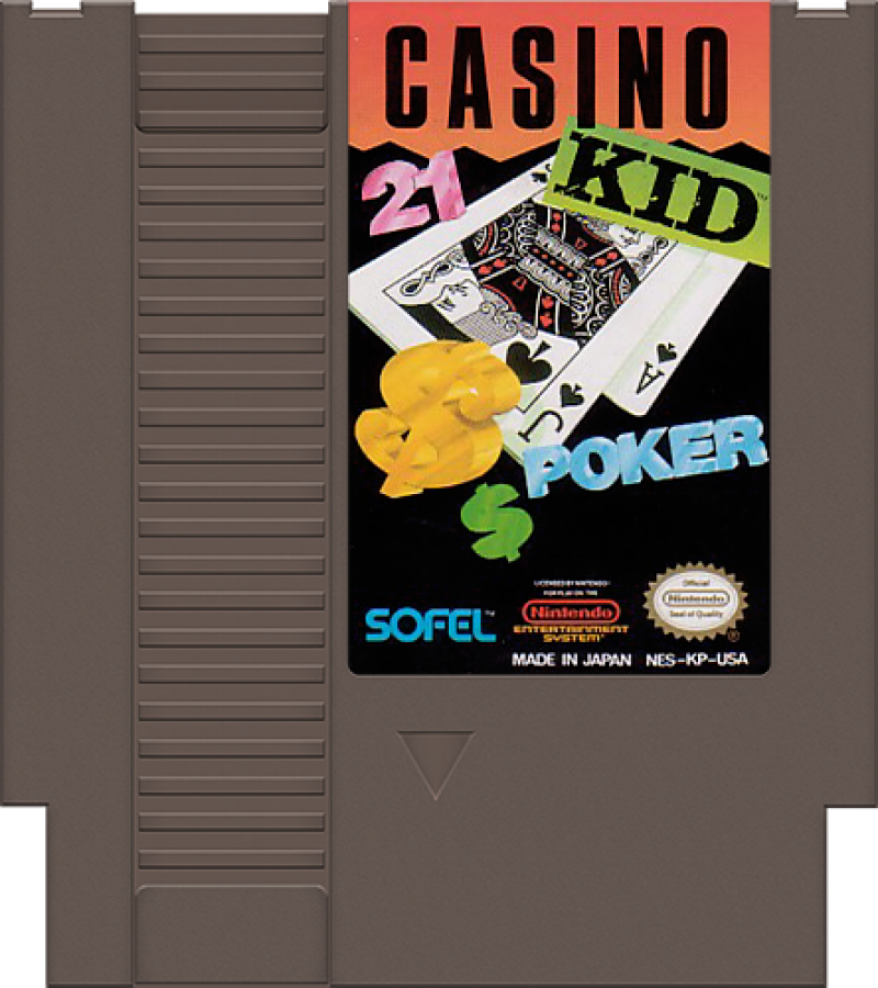 Casino Kid cartridge for Nintendo Entertainment System (NES) retro video game