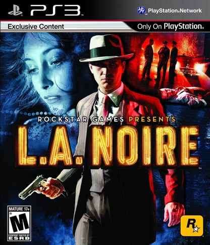 L.A. Noire PS3 detective crime investigation action adventure game for PlayStation 3 cover art