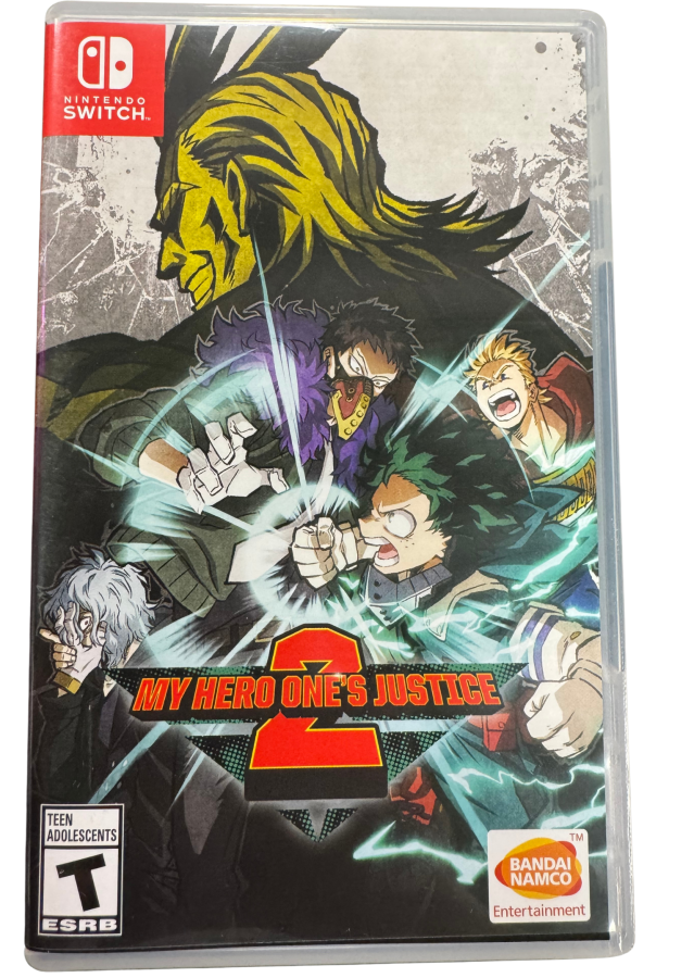 My Hero One's Justice 2 Collector's Edition Missing Collector's Box Nintendo Switch NS video game featuring My Hero Academia fighting gameplay anime characters Quirks special attacks arena battles hero and villain combat story mode Nintendo Switch gaming retro video game collection collectible gaming appeal cover art