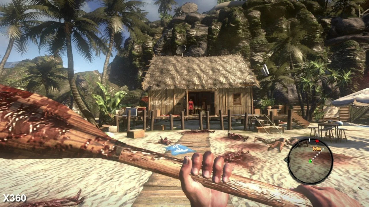 Dead Island Platinum Hits for Xbox 360 open world survival horror action RPG featuring cooperative gameplay zombie combat tropical island setting and immersive first person melee experience gameplay