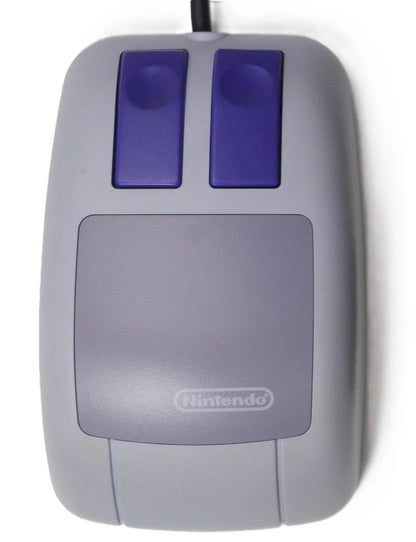 Super Nintendo Mouse wired SNES accessory pointing device featuring ergonomic design precision cursor control and enhanced classic Super Nintendo gameplay experience