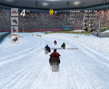 Kawasaki Snowmobiles – Nintendo Wii (Wii) snowmobile racing sports video game gameplay