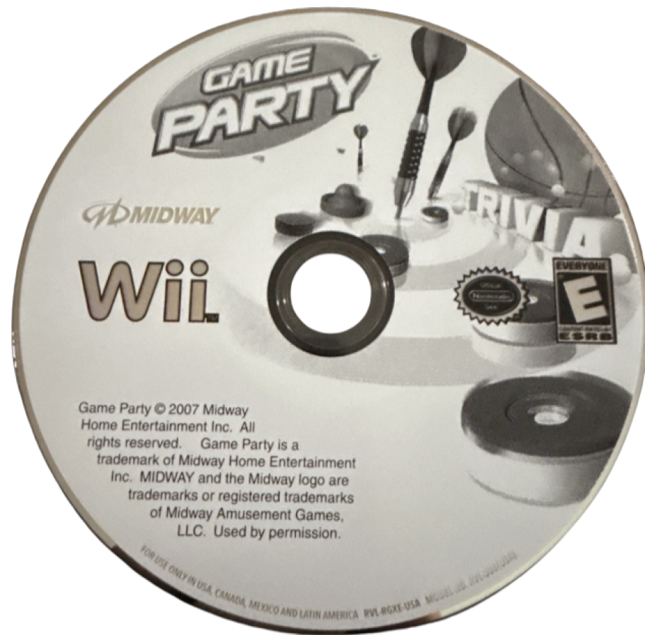 Game Party – Nintendo Wii (Wii) party mini-game collection disc for video game