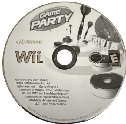 Game Party – Nintendo Wii (Wii) party mini-game collection disc for video game