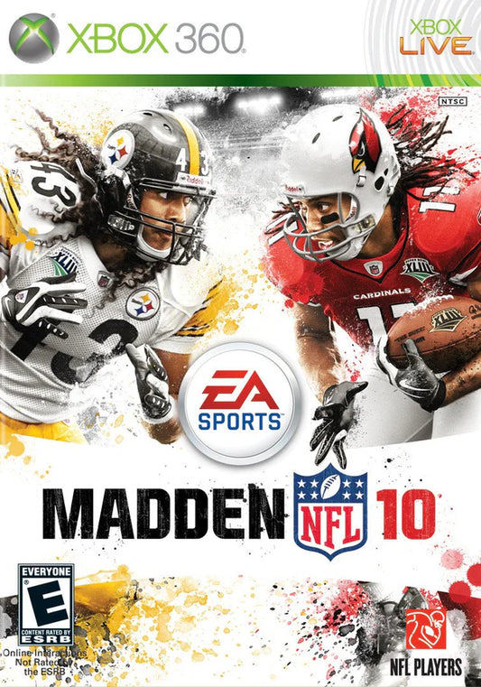 Madden NFL 10 cover art for Xbox 360 (X360) video game