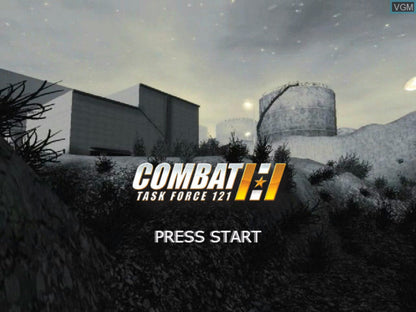 Combat Task Force 121 title screen art for Xbox (XBOX) video game