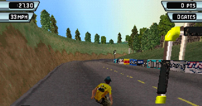 3Xtreme PlayStation 1 extreme sports racing video game inline skating biking skateboarding street luge stunts time trials competition modes gameplay