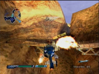 007 Everything or Nothing for GameCube featuring cinematic third person action and classic James Bond missions gameplay screenshot
