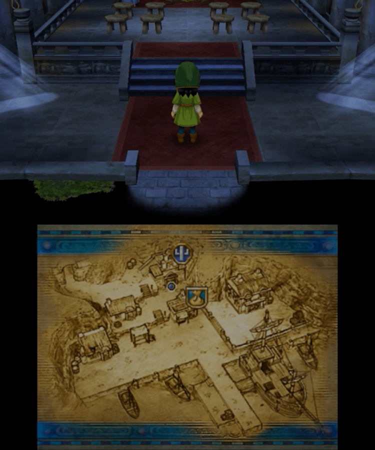 Dragon Quest VII: Fragments of the Forgotten Past gameplay for Nintendo 3DS (3DS) role-playing video game