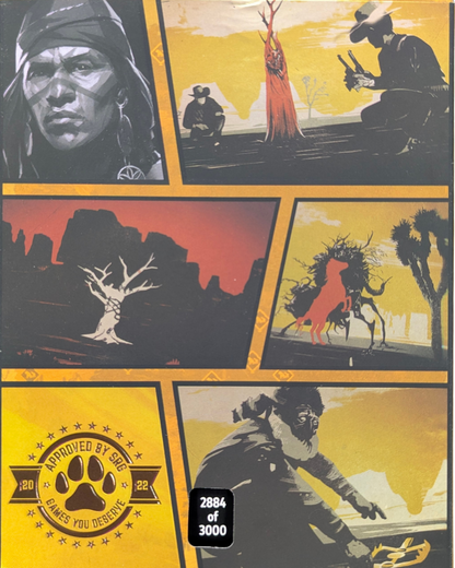 Weird West Reserve Edition #4 PlayStation 4 PS4 video game, limited edition 2884 of 3000, complete in box CIB, action RPG, dark western adventure back cover of 2884 of 3000