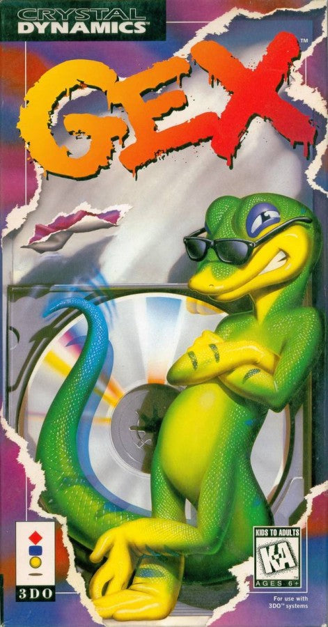 Gex cover art for Panasonic 3DO (3DO) video game