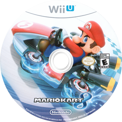 Mario Kart 8 disc cover art for Nintendo Wii U (WiiU) video game