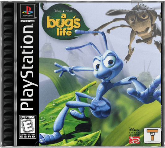 Disney Pixar A Bug's Life cover art for PlayStation 1 (PS1) video game