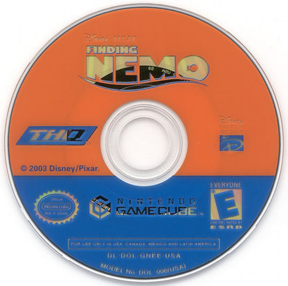 Disney/Pixar's Finding Nemo [Player's Choice] disc for GameCube (GC) action-adventure platformer video game