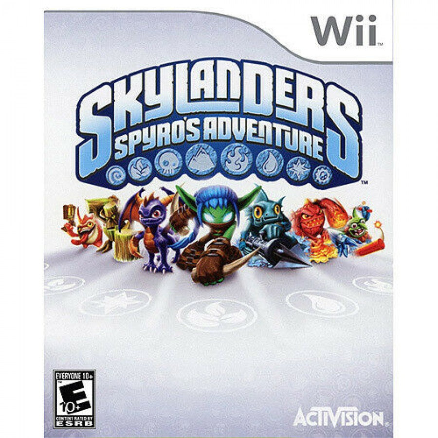 Skylanders: Spyro's Adventure cover art for Nintendo Wii (Wii) video game
