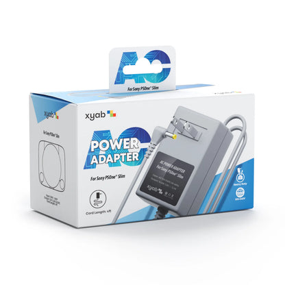 XYAB brand AC power adapter for the PS One Slim console with AC input and DC output for reliable power