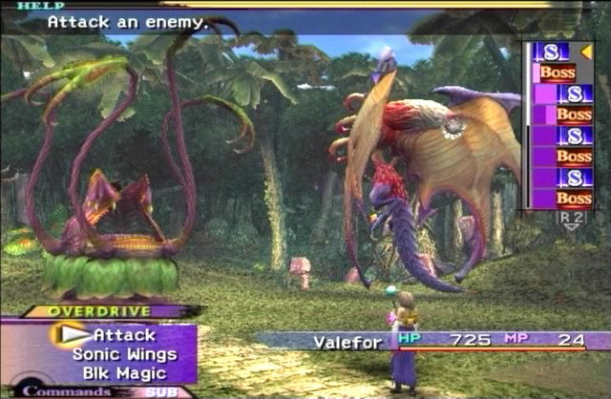 Final Fantasy X [Greatest Hits] gameplay for PlayStation 2 (PS2) fantasy role-playing adventure video game