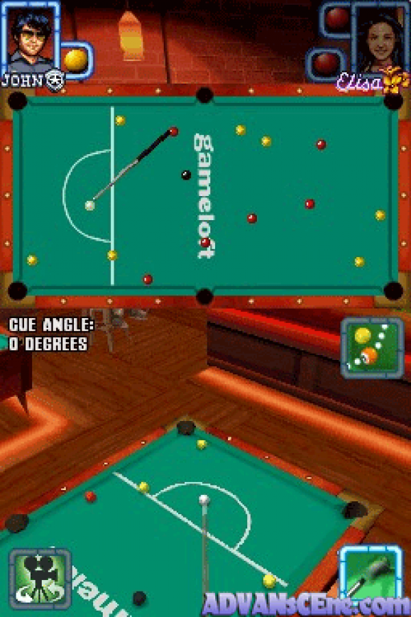 Midnight Play Pack gameplay for Nintendo DS (DS) arcade mini-game collection video game