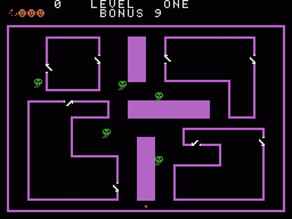 Venture gameplay for ColecoVision (CV) video game