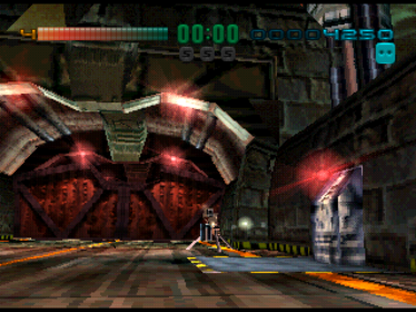 Tunnel B1 PlayStation PS1 for first person shooter video game fans featuring futuristic combat tunnel exploration vehicle based gameplay intense weapons alien enemies sci fi environments challenging missions and classic retro PlayStation gaming collectible appeal gameplay