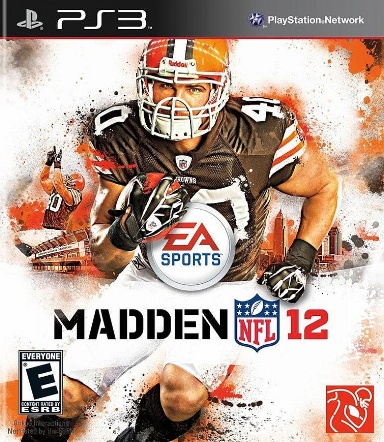 Madden NFL 12 cover art for PlayStation 3 PS3 video game