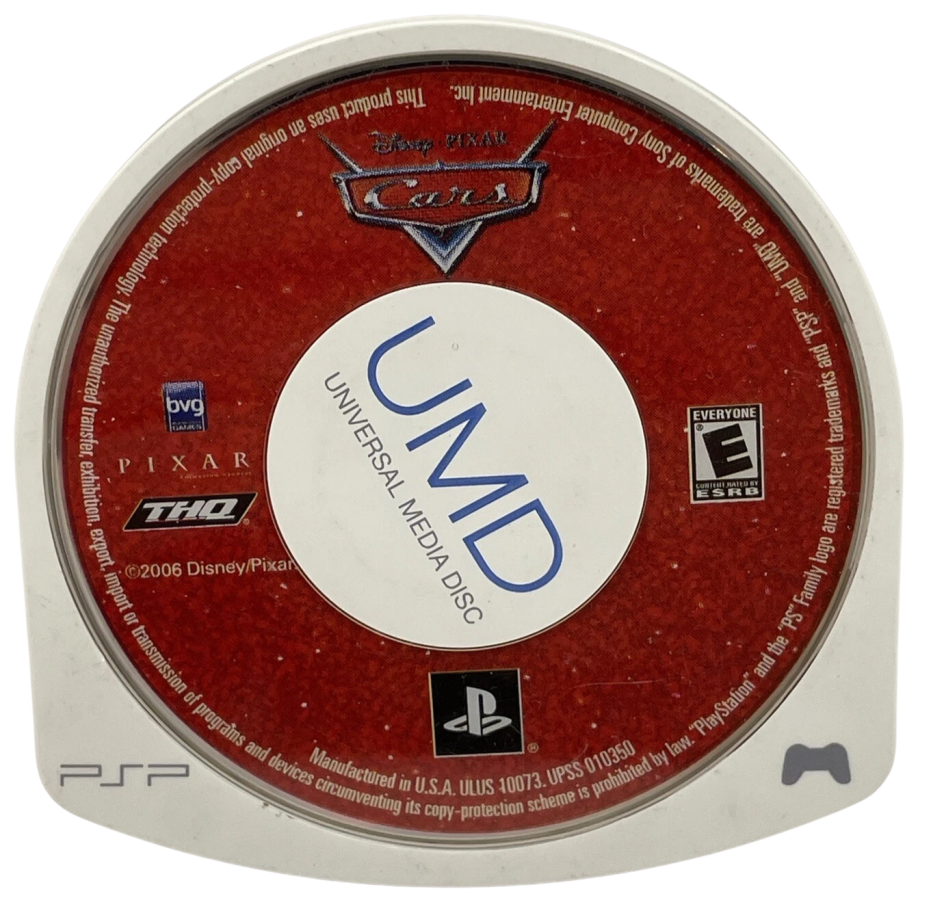 Disney Pixar Cars [Greatest Hits] – PlayStation Portable (PSP) disc for racing adventure video game