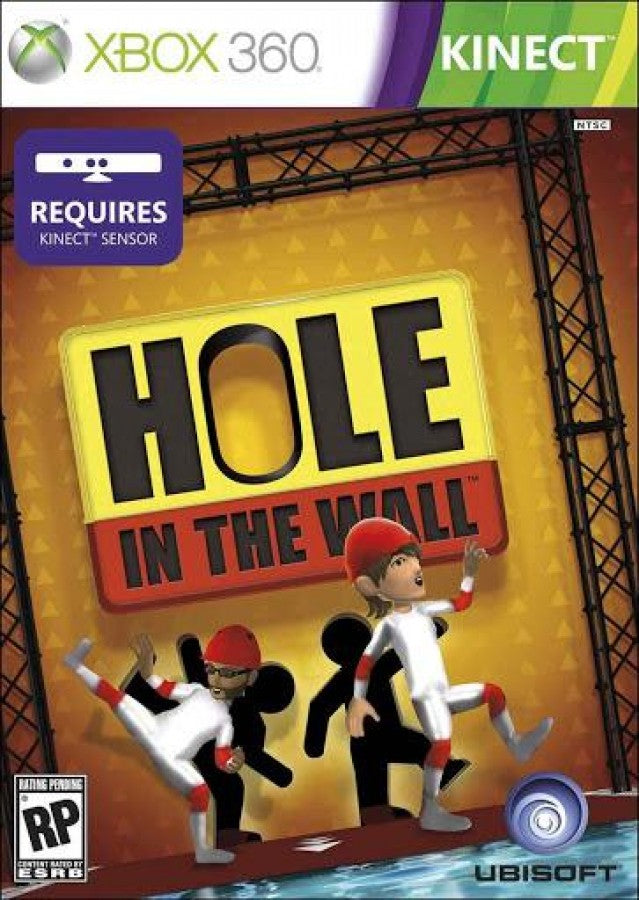 Hole in the Wall cover art for Xbox 360 (X360) motion-controlled party puzzle video game