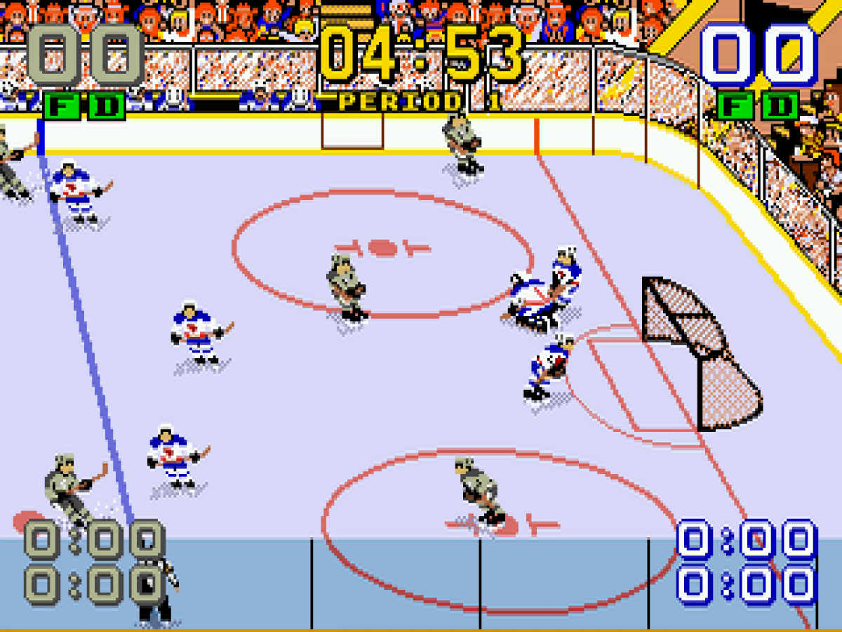 Mario Lemieux Hockey gameplay for Sega Genesis (GEN) video game