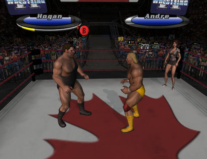 Gameplay for Legends of Wrestling II GameCube GC video game, professional wrestling, fighting simulation, multiplayer, sports entertainment, classic Nintendo GameCube title