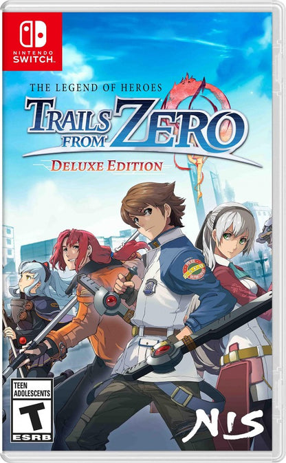 Legend of Heroes Trails From Zero for Nintendo Switch featuring story driven JRPG gameplay set in the Crossbell arc cover art