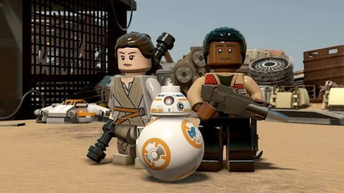 LEGO Star Wars The Force Awakens Nintendo 3DS 3DS action adventure video game featuring LEGO characters Star Wars missions lightsaber battles blaster combat puzzle solving character abilities collectible items and classic Nintendo 3DS gameplay collectible gaming appeal gameplay