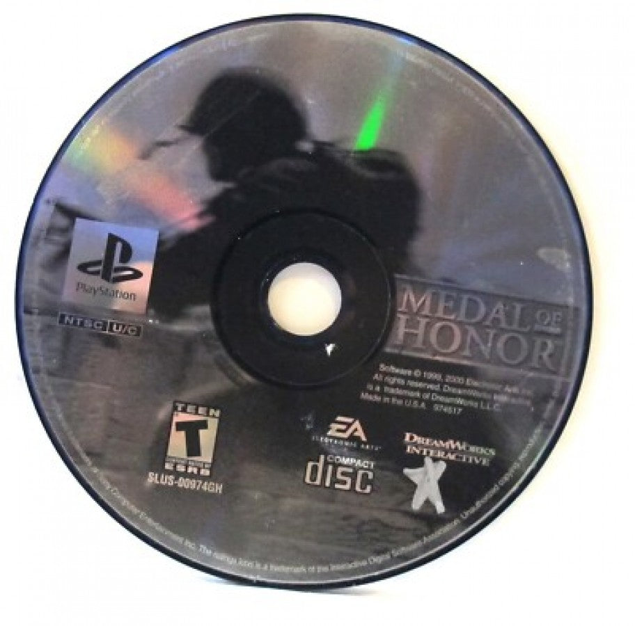Medal of Honor [Greatest Hits] disc for PlayStation 1 (PS1) retro video game