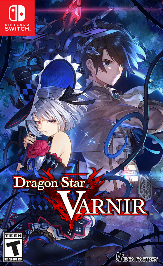 Dragon Star Varnir for Nintendo Switch with dark fantasy RPG theme and witch-focused storyline front cover