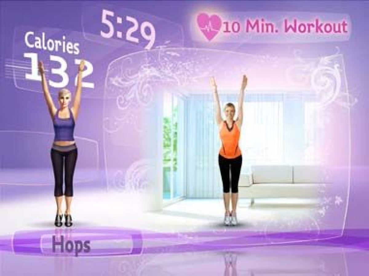 Your Shape: Featuring Jenny McCarthy gameplay for Nintendo Wii (Wii) featuring interactive fitness routines with camera‑based body tracking, personalized workouts, and guidance from Jenny McCarthy.