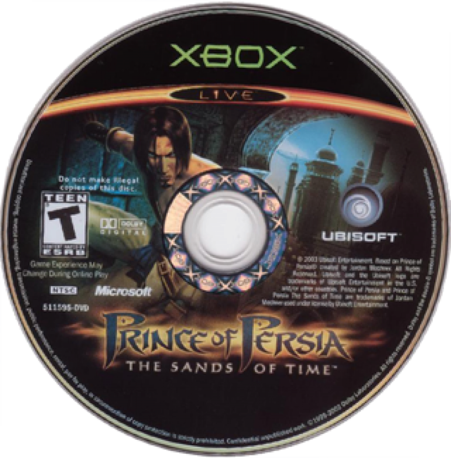 Prince of Persia: The Sands of Time disc for Xbox (XBOX) video game