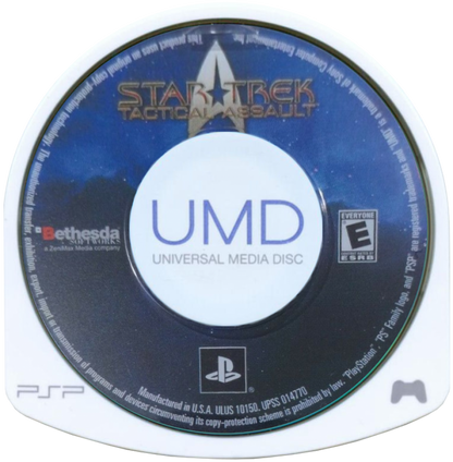 Star Trek: Tactical Assault disc for PlayStation Portable (PSP) strategy action game