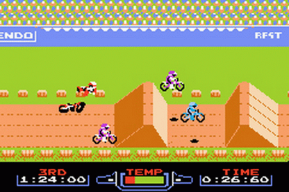 Excitebike: Classic NES Series gameplayfor Game Boy Advance (GBA) video game