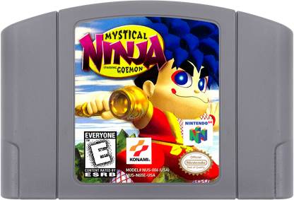 Mystical Ninja Starring Goemon cartridge for Nintendo 64 (N64) video game