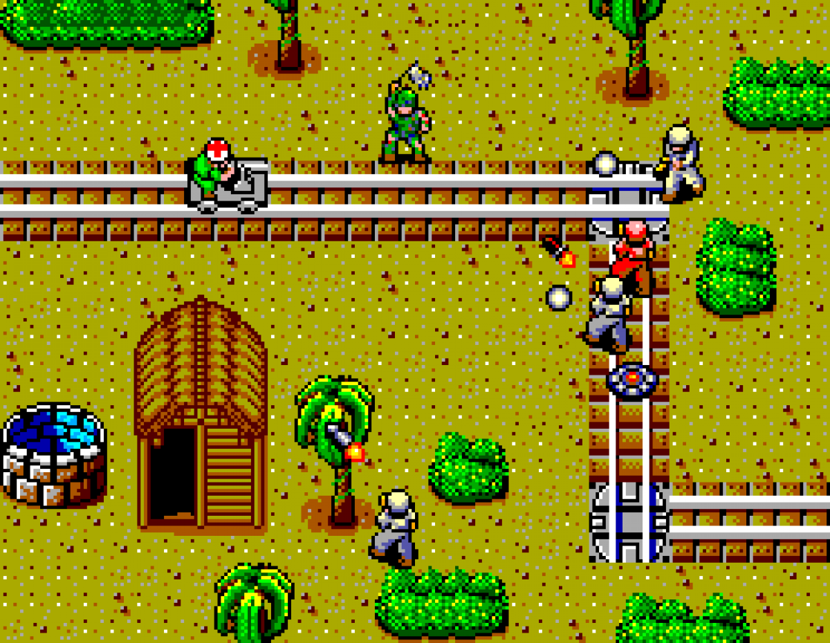 Rescue Mission – Sega Master System (SMS) gameplay for rail shooter video game