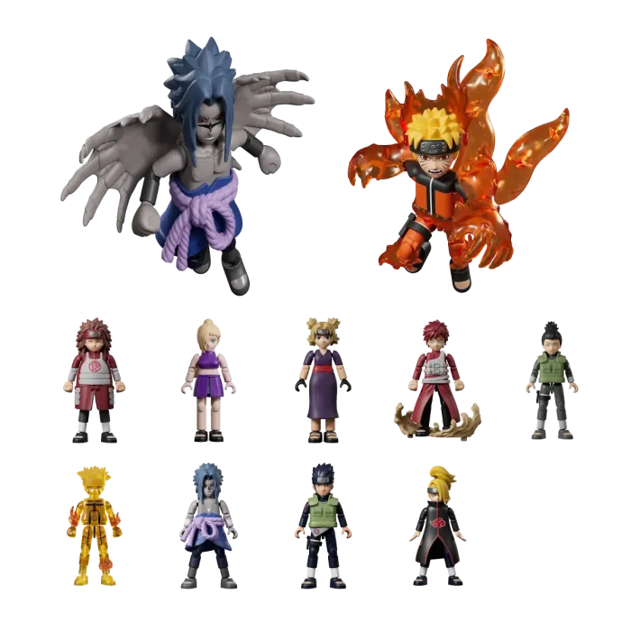 Blokees Naruto Shippuden Galaxy Version 03 Heart of a Ninja blind box collectible series inspired design featuring buildable anime ninja character figures aesthetic mystery box assortment iconic Shippuden themed designs emotional character moments detailed stylized mini models dynamic action poses and collectible display presentation